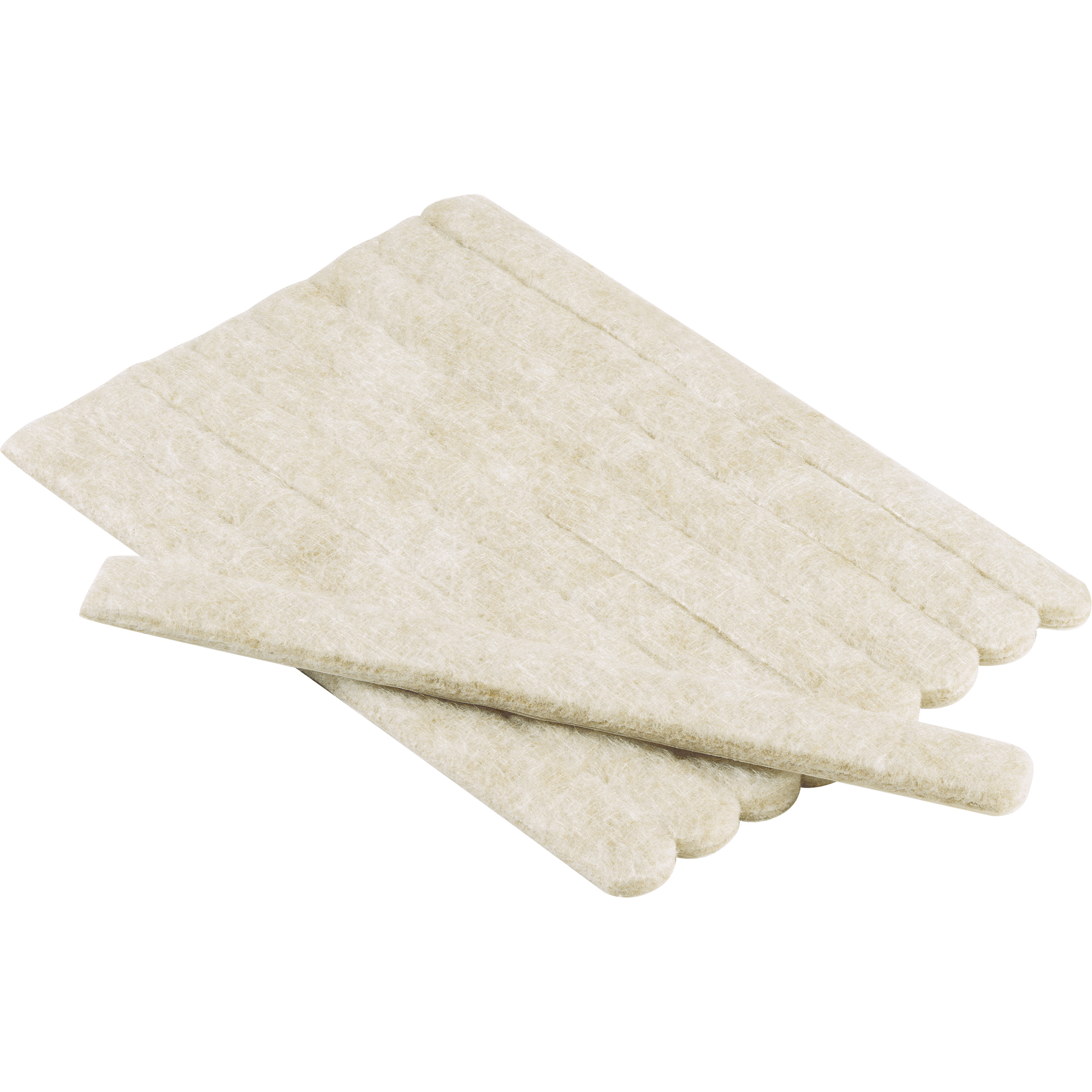 Shepherd Hardware 9954 1/2-Inch x 6-Inch Heavy Duty Self-Adhesive Felt Furniture Strips, 9-Pack, Beige