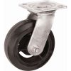 1400-Series 8-Inch Mold-On Rubber Swivel Plate Caster, 500-lb Capacity Load