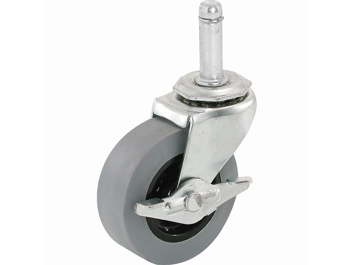 2-1/2-Inch Thermoplastic Swivel Caster, 90-lb Load Capacity