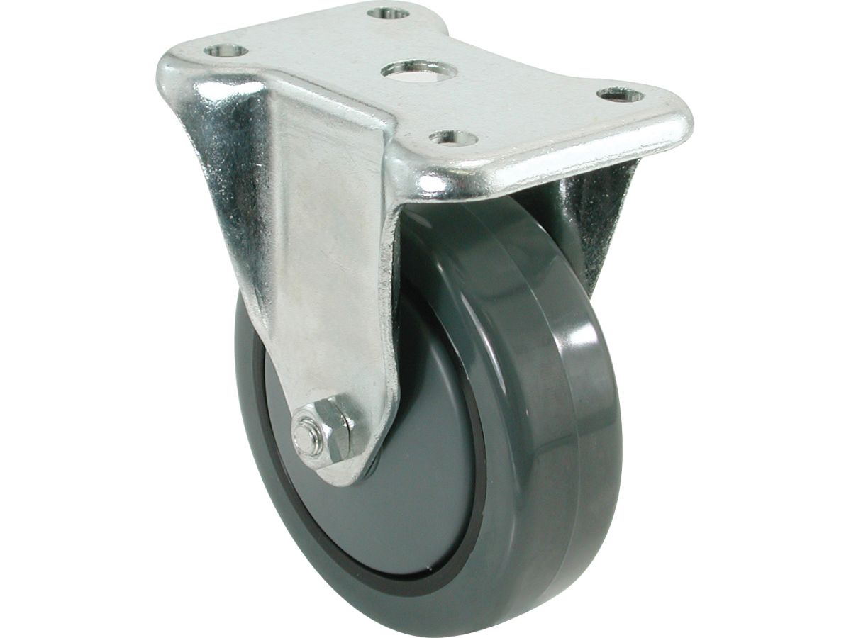 4-Inch Mold On Thermoplastic Urethane Caster Rigid Plate Mount