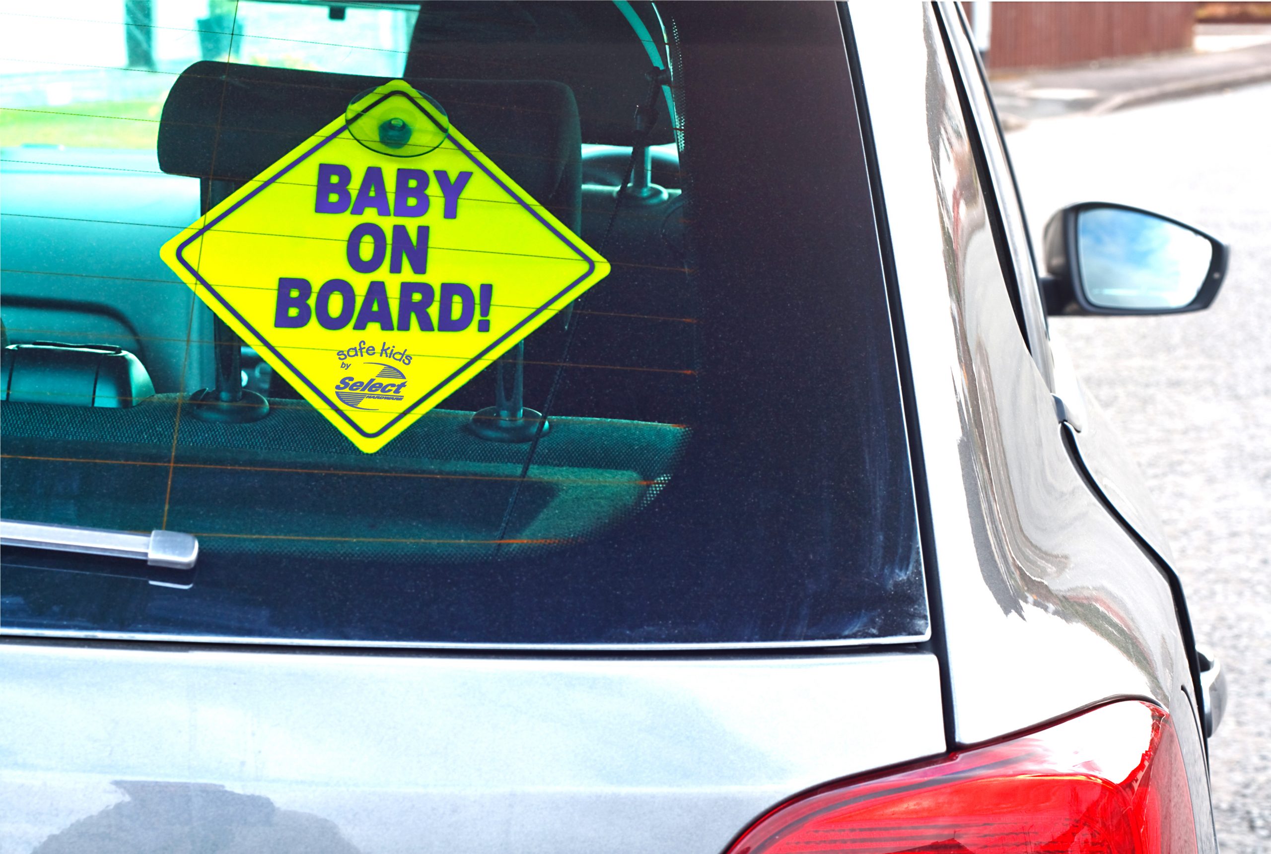 SAFE KIDS "BABY ON BOARD" SIGN, 1-pack