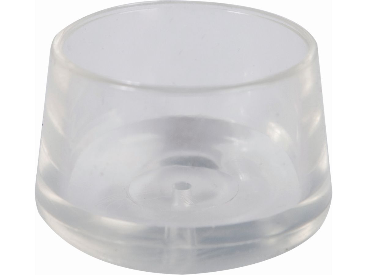 3/4-Inch Clear Plastic Leg Tips, 4-Pack