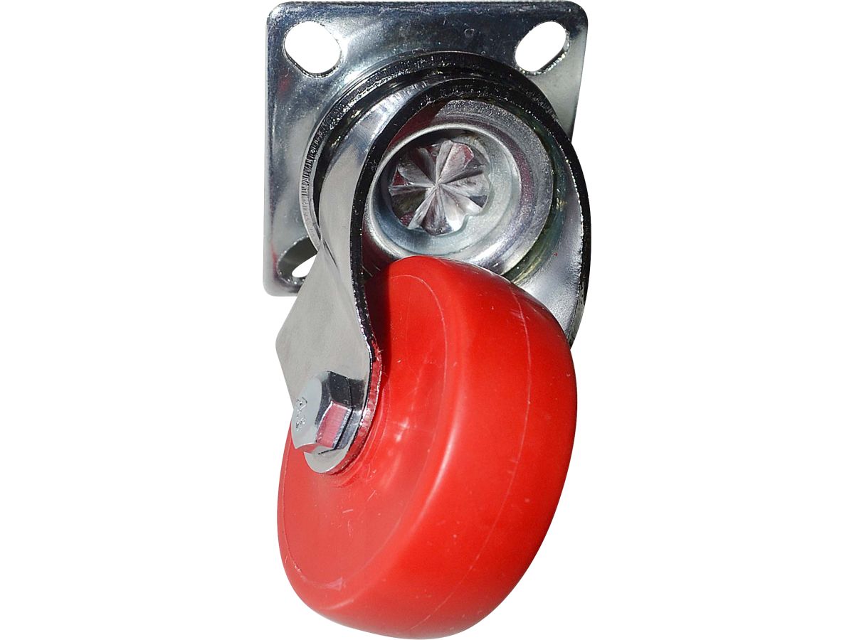 2 Inch Color Designer Casters, Cherry 2-Pack