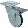 2 pouces Soucoupe Designer Casters, Aluminium Petite w / Brake