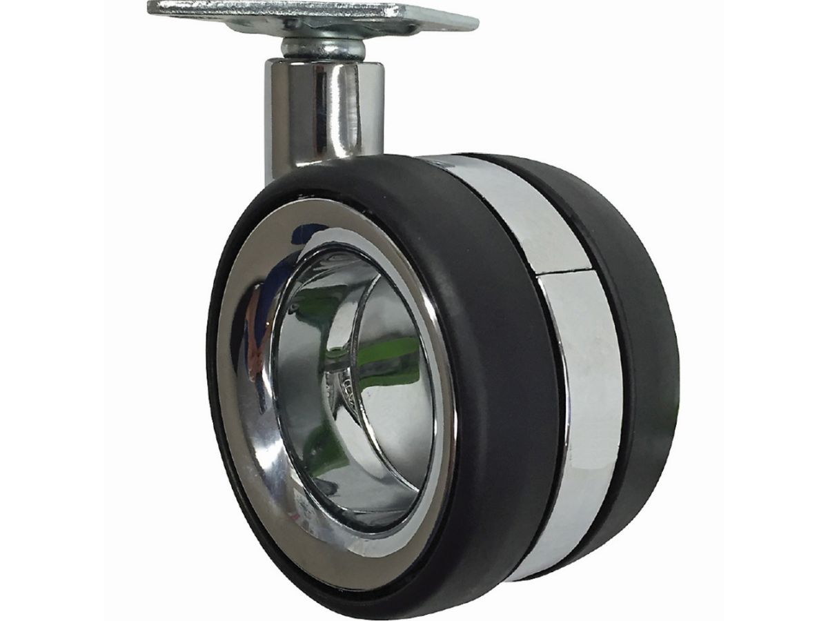 3 Inch Hub-Free Designer Casters, Twin Wheel Vacant