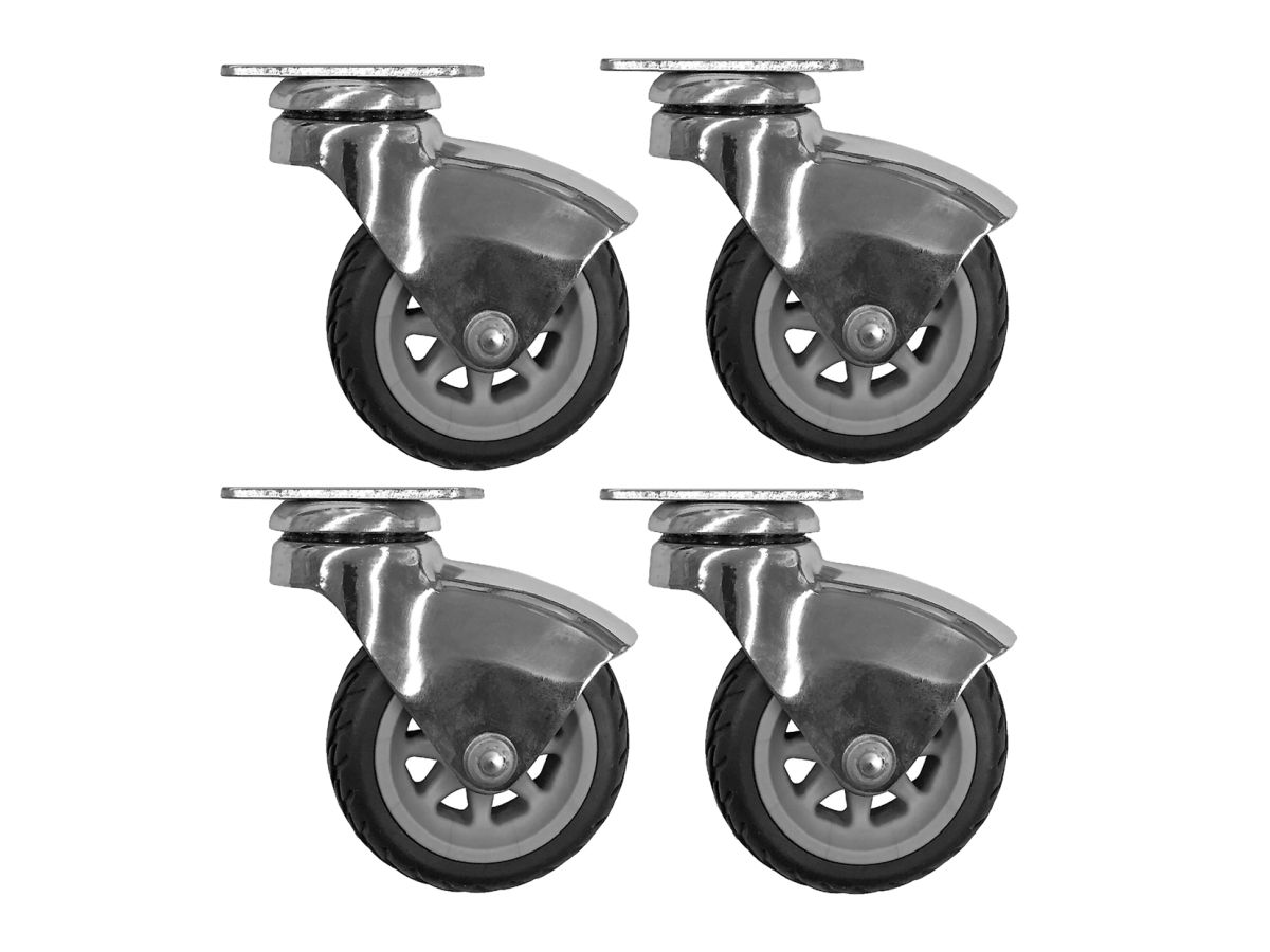 3 Inch Smooth Designer Casters, Racer