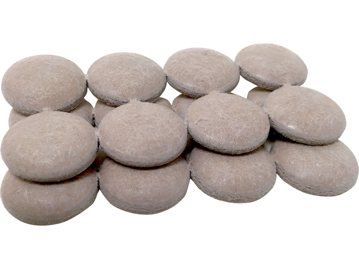 1-Inch Heavy Duty Beige Felt Pads