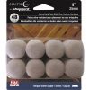 1-Inch Heavy Duty Beige Felt Pads