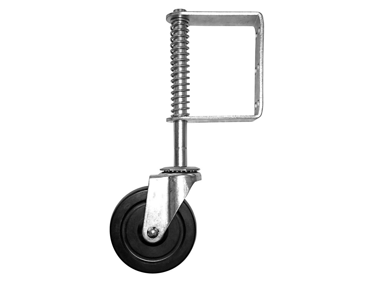 5-Inch Spring Loaded Gate Caster, 220-lb Load Capacity