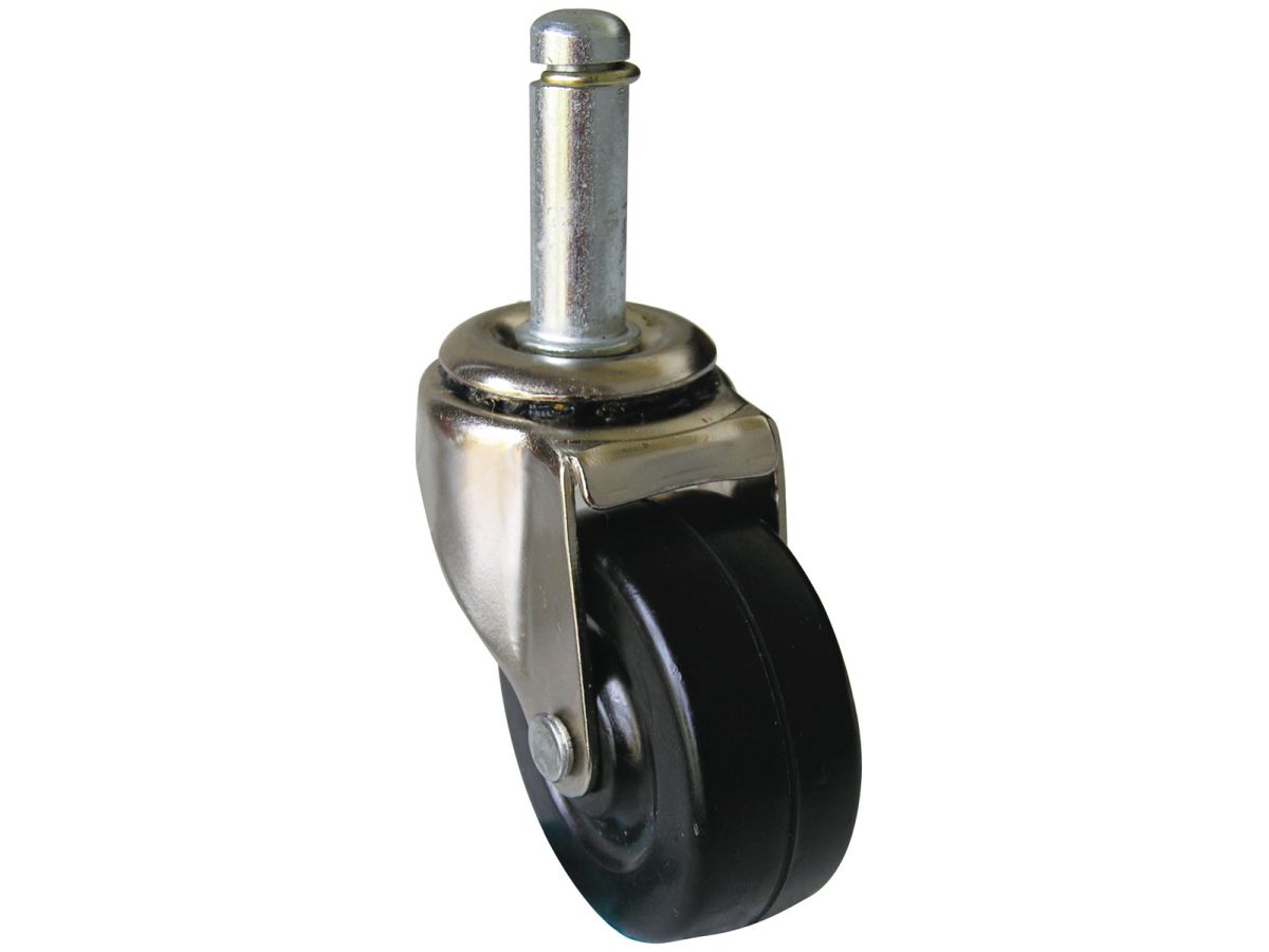 2-1/2-Inch Stem Caster with 7/16-Inch Stem Diameter, 85-lb Load Capacity