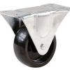 2 pouces rigid plate Polypropylène Caster, 125 lb Capacité de charge