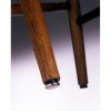 7/8-Inch Threaded Stem Furniture Glides, 1/4-Inch Stem Diameter, Metal Base with Rubber Cushion, 4-Pack