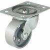 3 pouces Swivel Plaque Cast Iron Caster, 250-lb Capacité de charge
