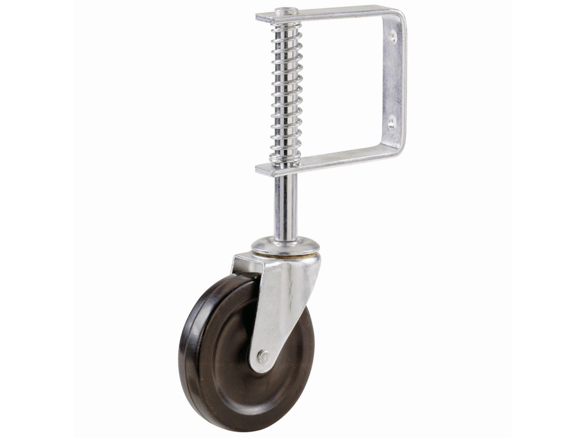 4-Inch Spring Loaded Gate Caster, 125-lb Load Capacity