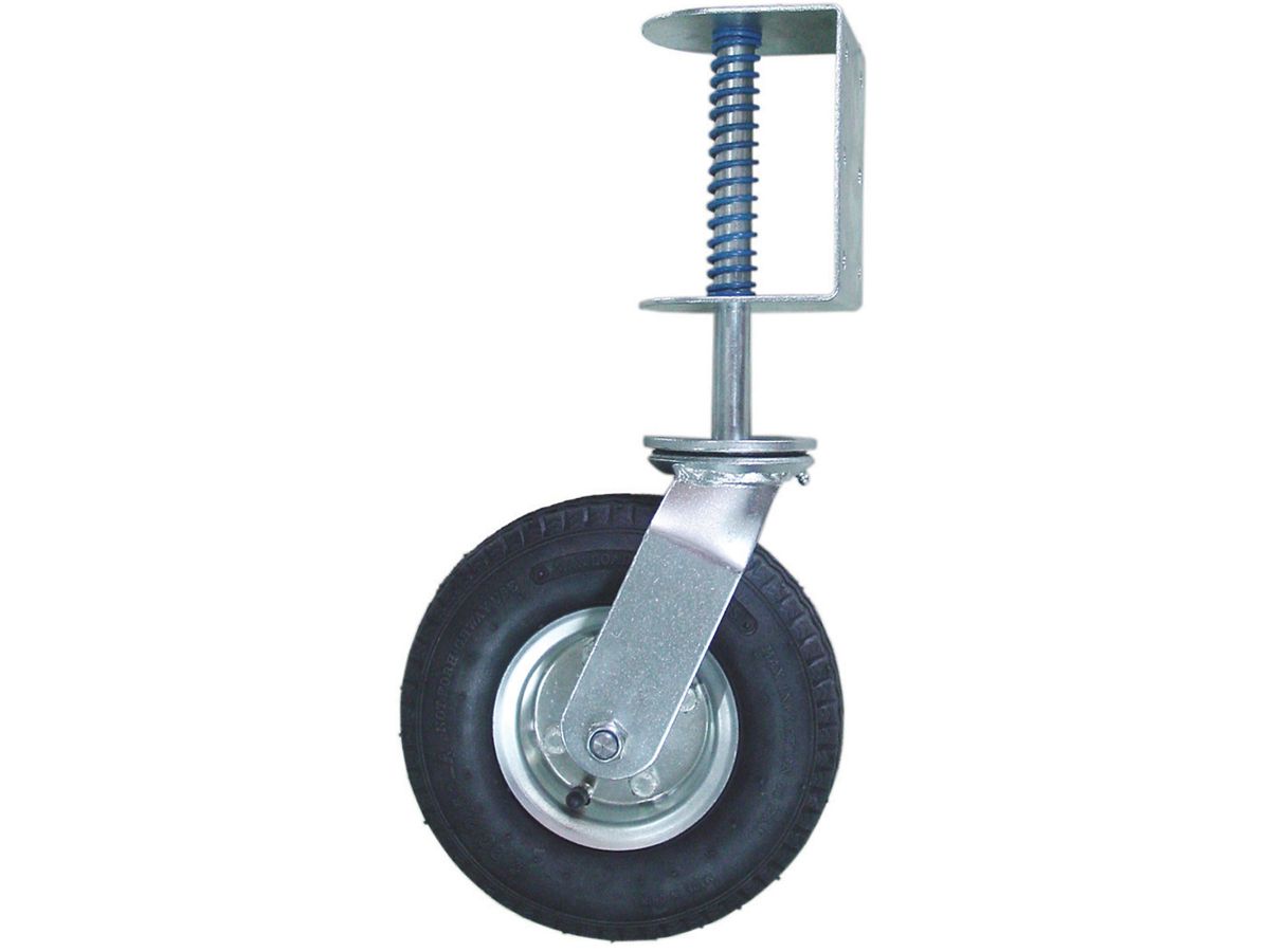 8-Inch Pneumatic Gate Caster, 200-lb Load Capacity