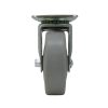 4-Inch Thermoplastic Swivel Caster, 250-lb Load Capacity