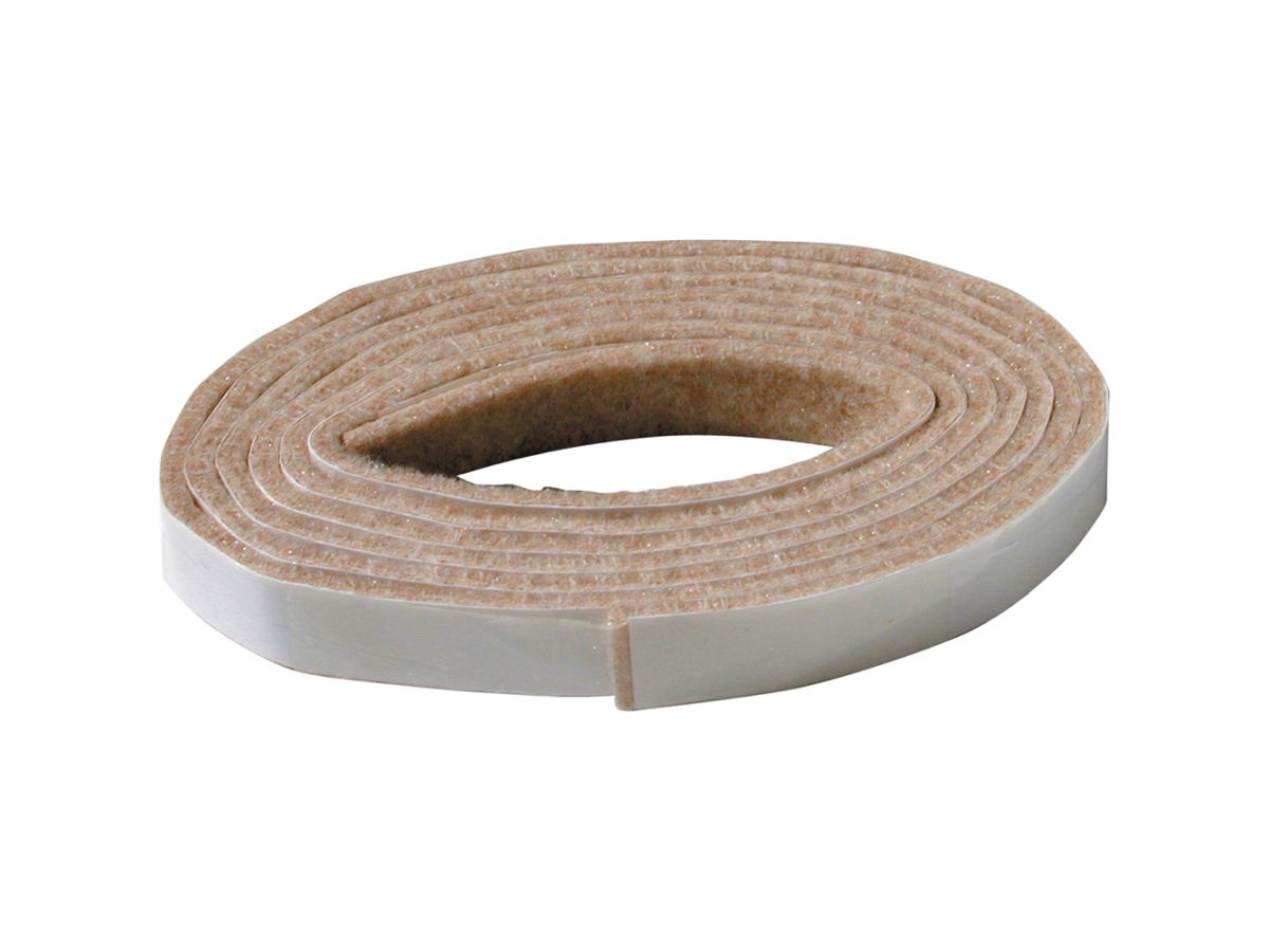 1/2 x 58-Inch Beige Self-Adhesive Felt Furniture Pad Roll