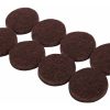 3/4-Inch Heavy Duty Self-Adhesive Felt Furniture Pads, 20-Pack, Brown