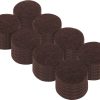 1-Inch Heavy Duty Self-Adhesive Felt Furniture Pads, 48-Count, Brown