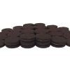 1-Inch Heavy Duty Self-Adhesive Felt Furniture Pads, 48-Count, Brown
