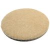 3-Inch Heavy Duty Self-Adhesive Felt Furniture Pads, 4-Pack, Beige