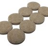 1-1/2-Inch Heavy Duty Self-Adhesive Felt Furniture Pads, 8-Pack, Beige