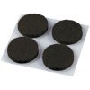 3/4-Inch Self-Adhesive Felt Furniture Pads, 12-Pack, Brown