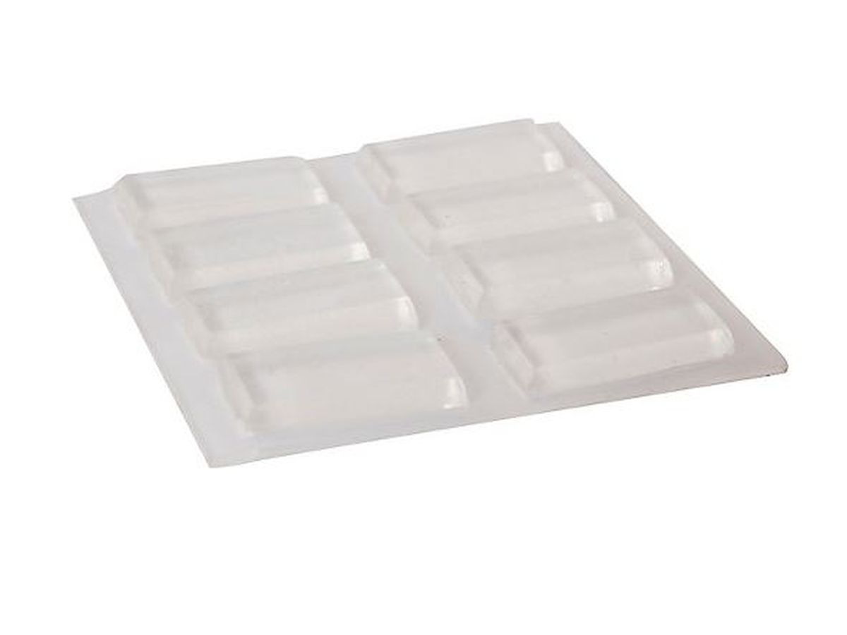 1/2 x 1-Inch Surface Gard Clear Adhesive Bumper Pads, 8-Count