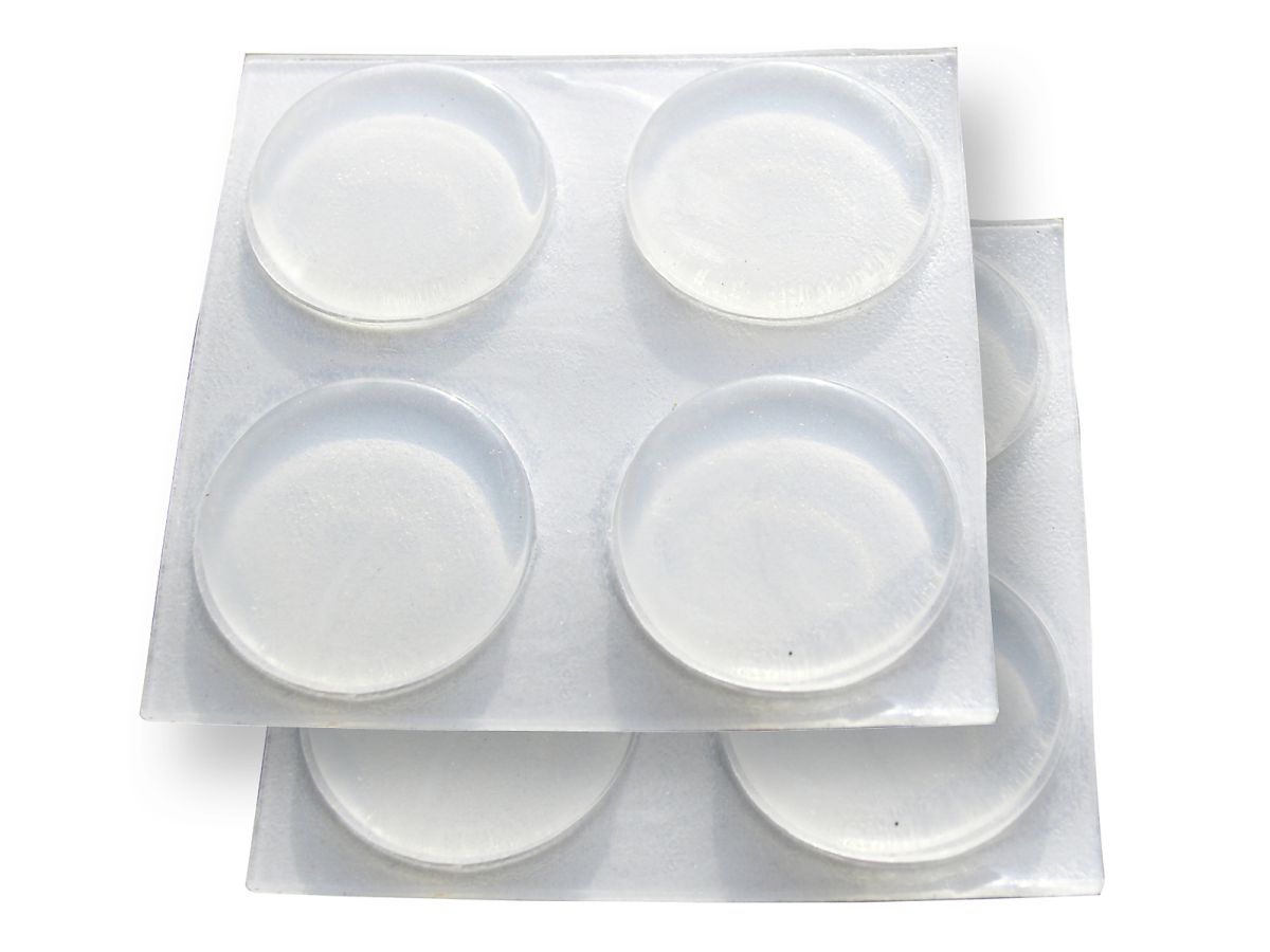 3/4-Inch SurfaceGard Clear Adhesive Bumper Pads, 8-Count