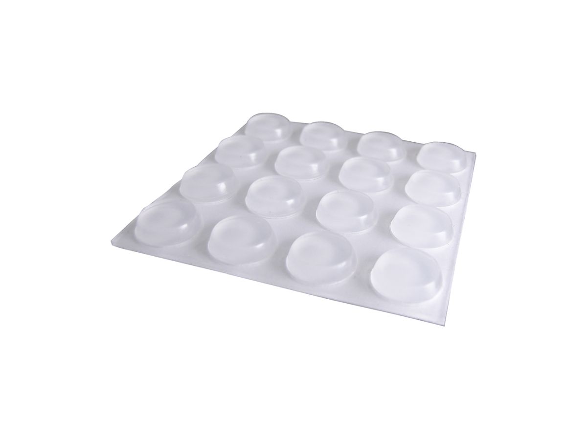 1/2-Inch SurfaceGard Clear Adhesive Bumper Pads, 16-Count