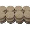 1-1/2-Inch Heavy Duty Self-Adhesive Felt Furniture Pads, 24-Count, Beige