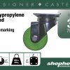 2 Inch Color Designer Casters, Kermit 2-Pack