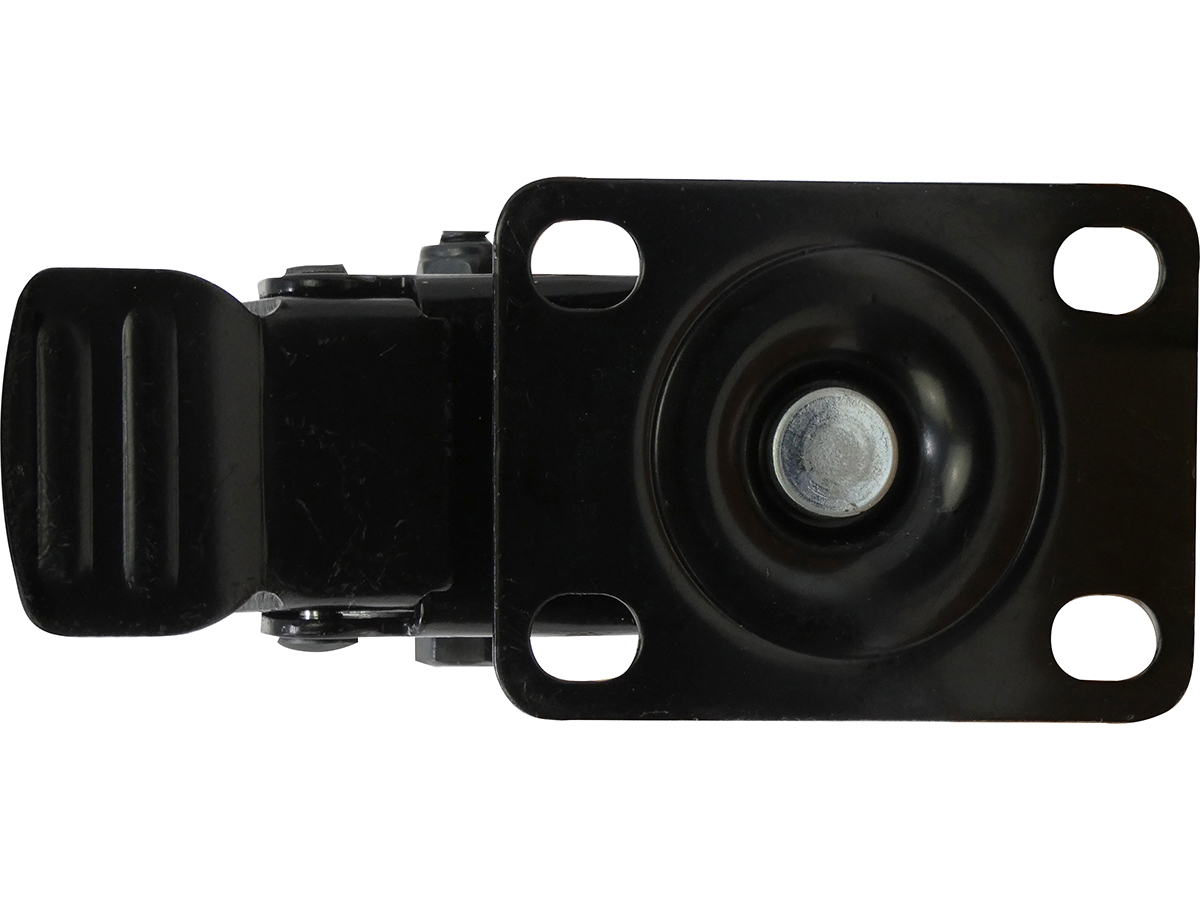 2-inch Black & Blue TPU Swivel Castger with Total Lock Brake