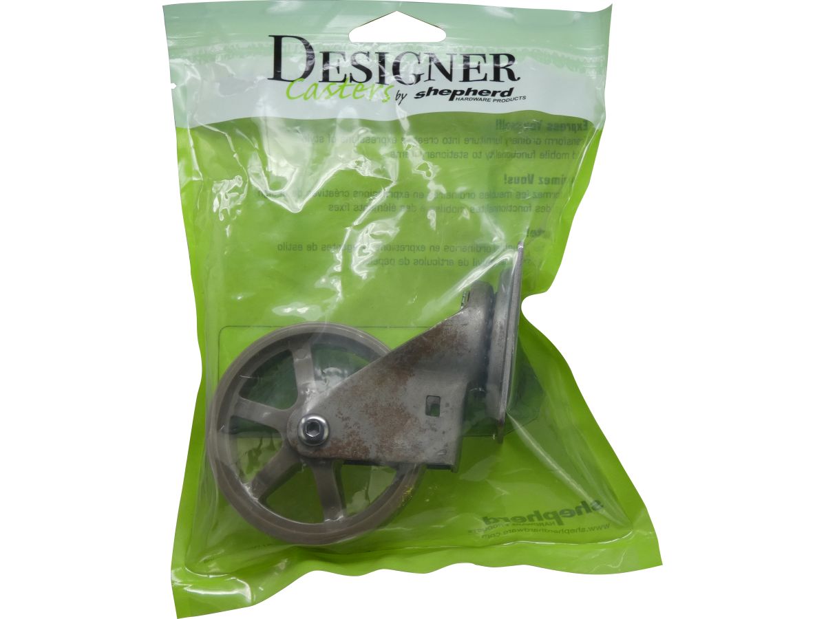 3 Inch Mag Designer Casters, Raw Bling